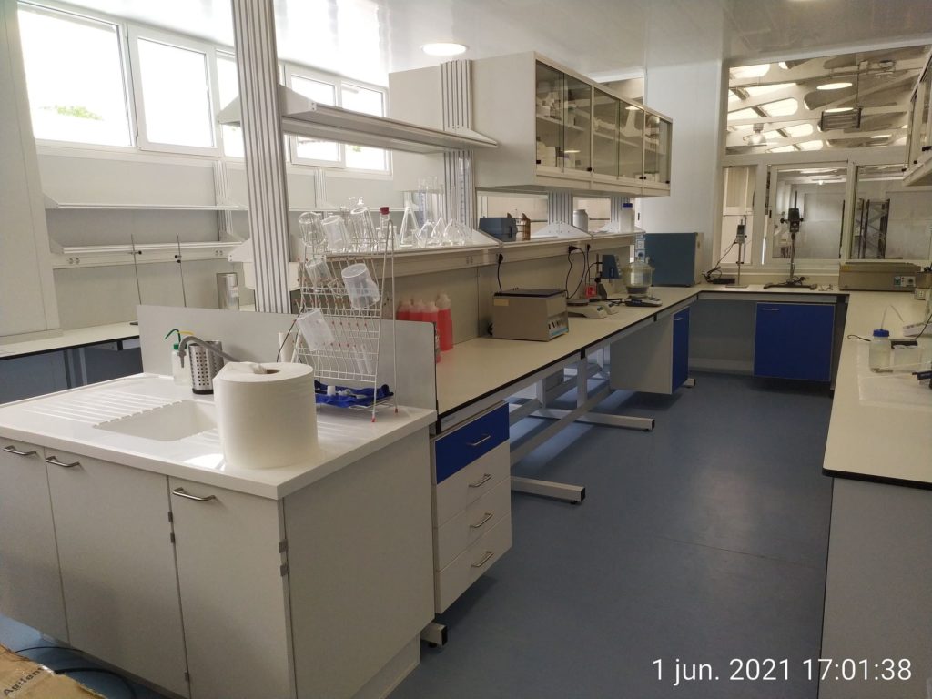 Muebles de laboratorio para laboratorio de control de calidad