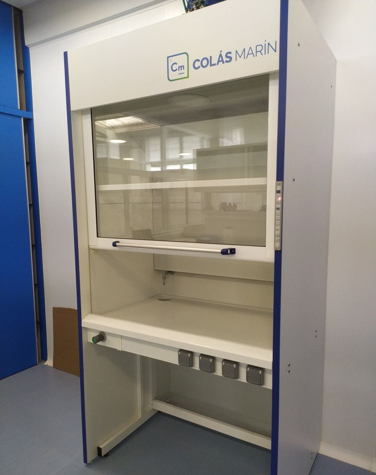 Vitrina de gases para laboratorio
